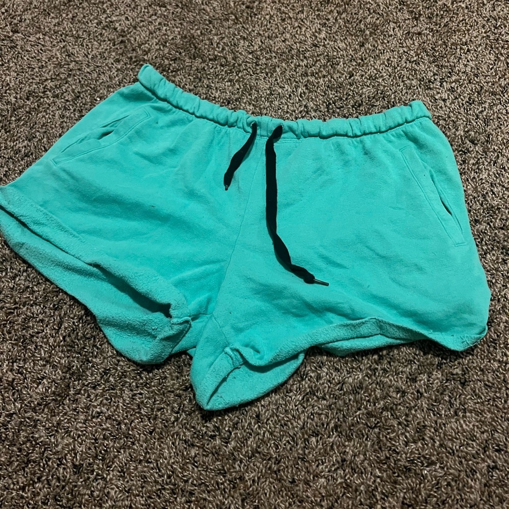 Pink green shorts